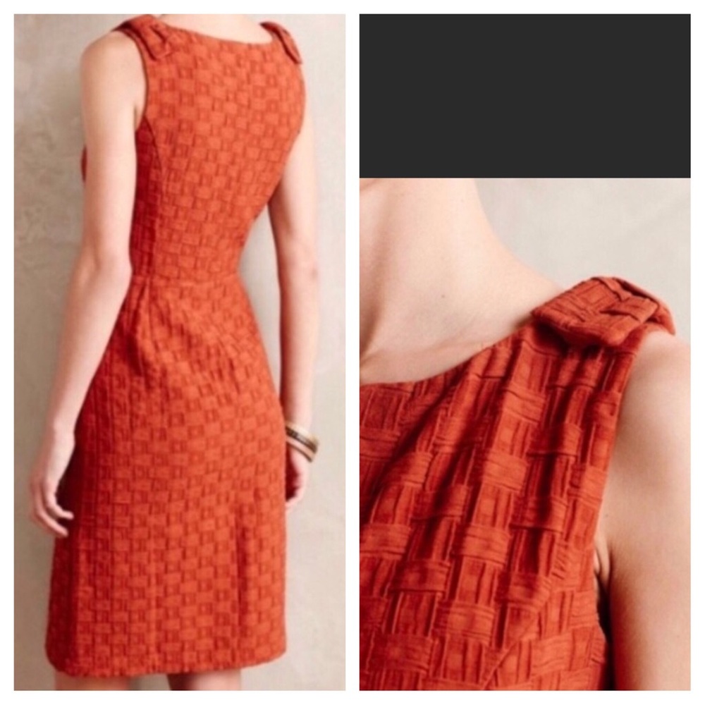 Anthropologie Tabitha Basketweave Shift Dress 6